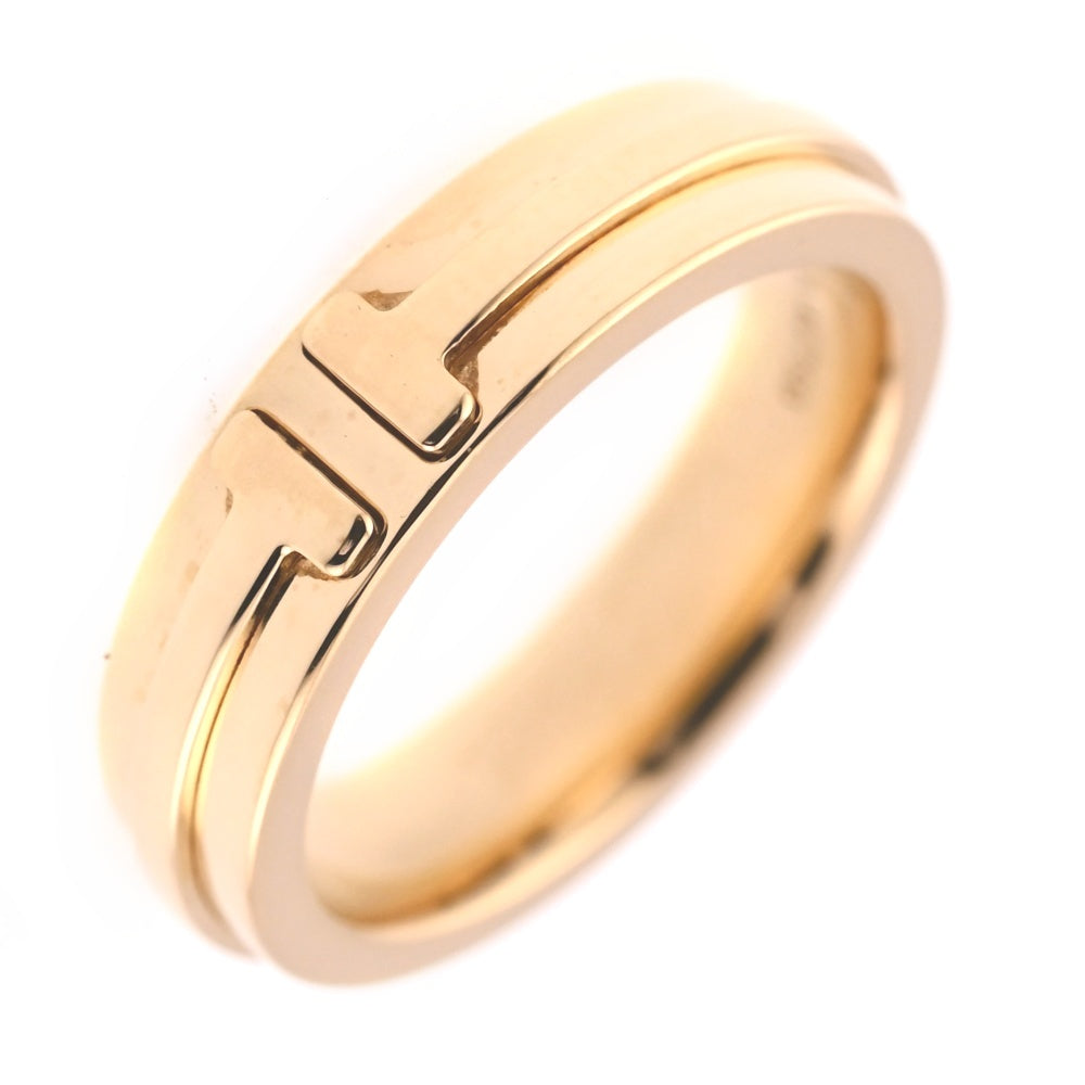 TIFFANY&Co. T-narrow ring Size 48/JP8 K18YG Ladies
 jewelry S#137876