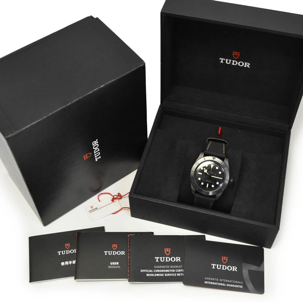 with paper TUDOR Heritage Black Bay 79210CNU black Dial Automatic Men's
 Watch N#137912