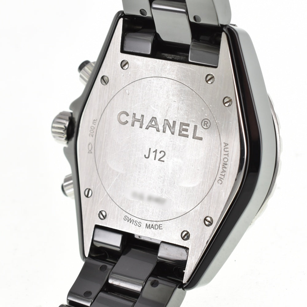 CHANEL J12 H2419 9P Diamond Chronograph Date black Dial Automatic Men's
 Watch B#137916