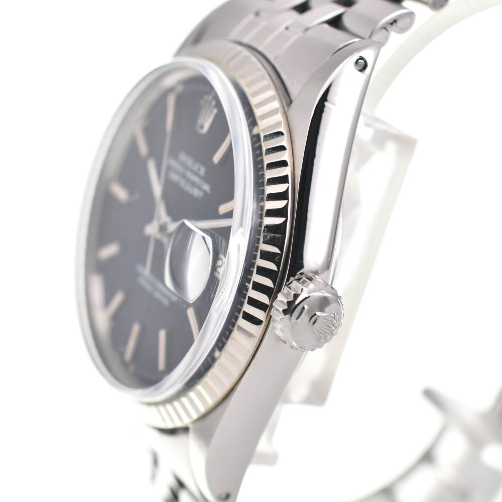 with paper ROLEX DATEJUST 1601 vintage Red Eye Cal.1570 Black (Red Eye) Dial Automatic Men's
 Watch Z#137920