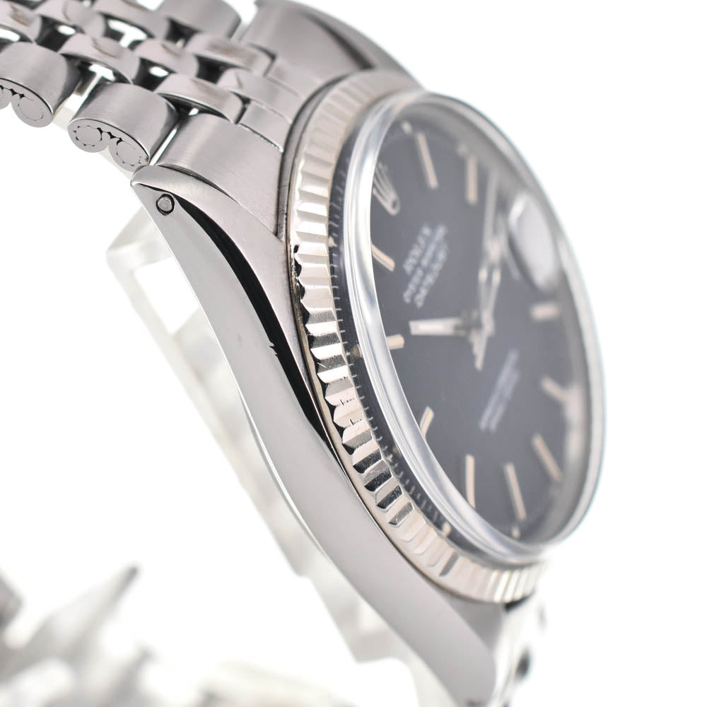 with paper ROLEX DATEJUST 1601 vintage Red Eye Cal.1570 Black (Red Eye) Dial Automatic Men's
 Watch Z#137920