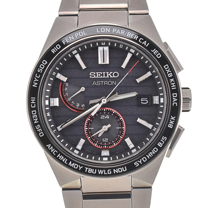 SEIKO Astron 8B63-0BK0 Nextar JAL Limited Edition black Dial Radio Sync Solar Men's
 Watch O#137985