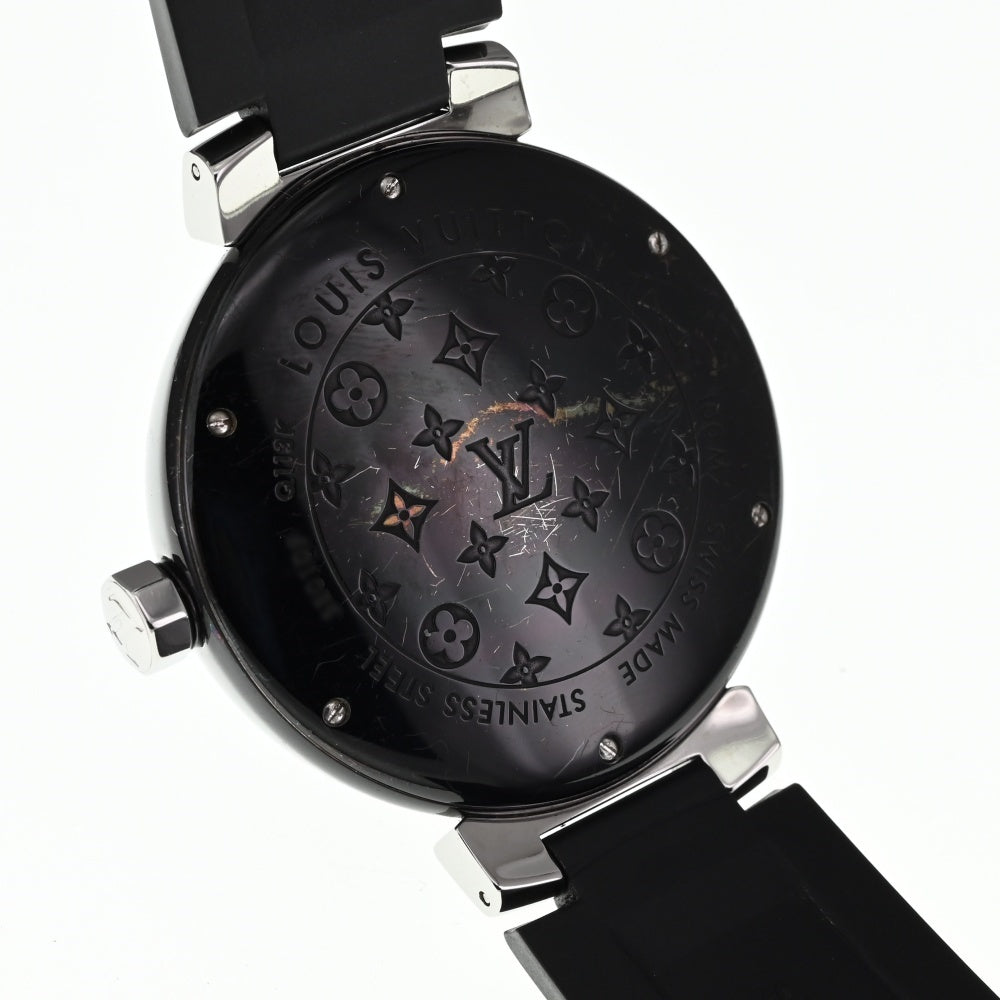 LOUIS VUITTON Tambour in Black Q113K GMT black Dial Automatic Men's
 Watch O#138003
