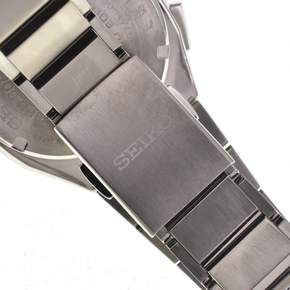 with paper SEIKO Astron Nexter SBXD017 Limited to 1500 pieces worldwide, titanium Silver Dial GPS Solar Men's
 Watch Q#138039
