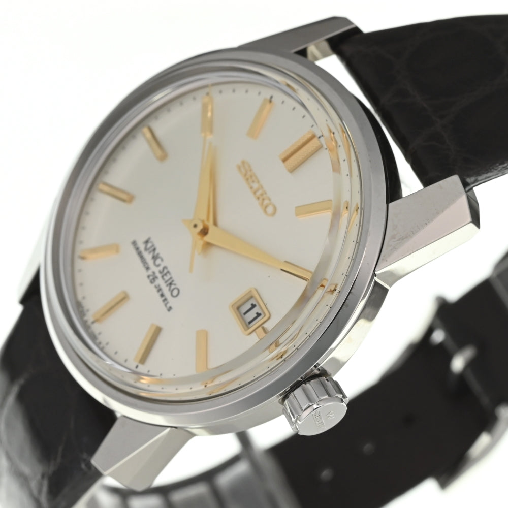 SEIKO King Seiko SDKA003/6L35-00F0 Silver Dial Automatic Men's
 Watch N#138055