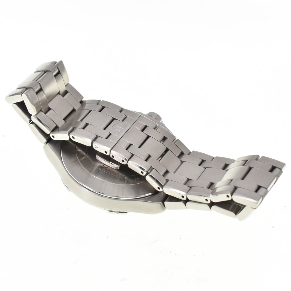 MAURICE LACROIX icon AI1008-SS002-431-1 Date Navy Dial Quartz Men's
 Watch A#138075