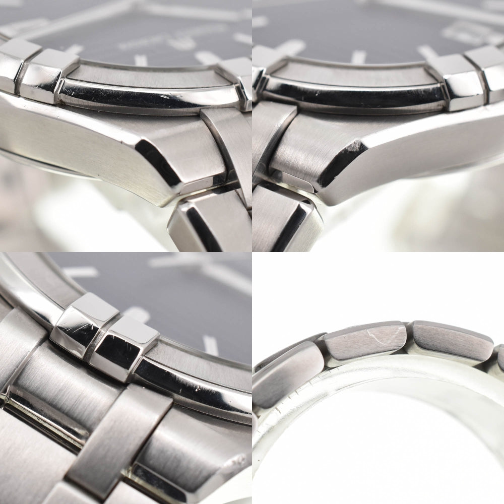 MAURICE LACROIX icon AI1008-SS002-431-1 Date Navy Dial Quartz Men's
 Watch A#138075