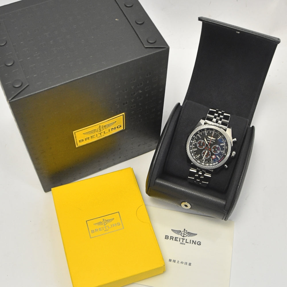 BREITLING Bentley Vernate A25368 Chronograph black Dial Automatic Men's
 Watch N#138087