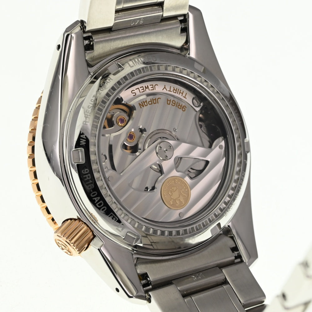 SEIKO Grand Seiko GMT Sports Collection SBGE286 Power reserve date blue Dial Spring drive Men's
 Watch O#138097