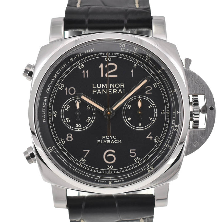 PANERAI Luminor 1950 PCYC 3DAYS PAM00653 Chronograph flyback black Dial Automatic Men's
 Watch O#138099