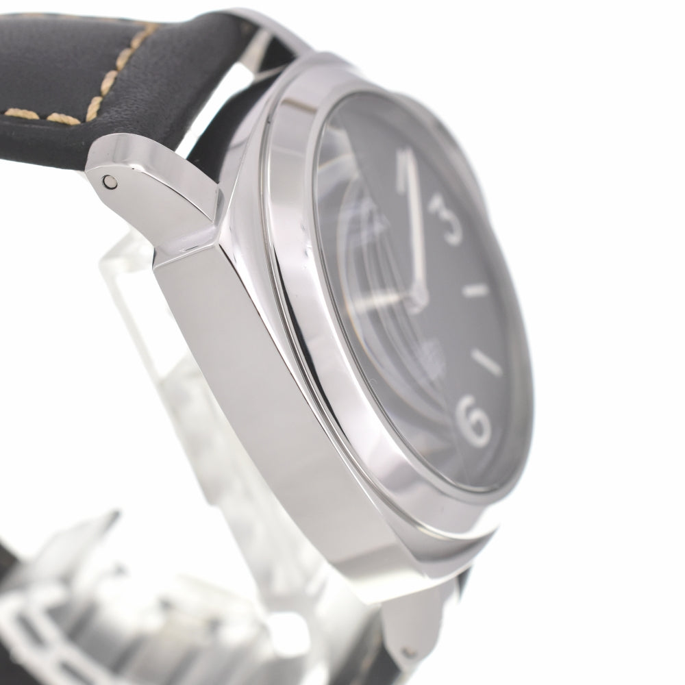 with paper PANERAI Luminor logo PAM01084 Small second black Dial Hand Winding Men's
 Watch Q#138130