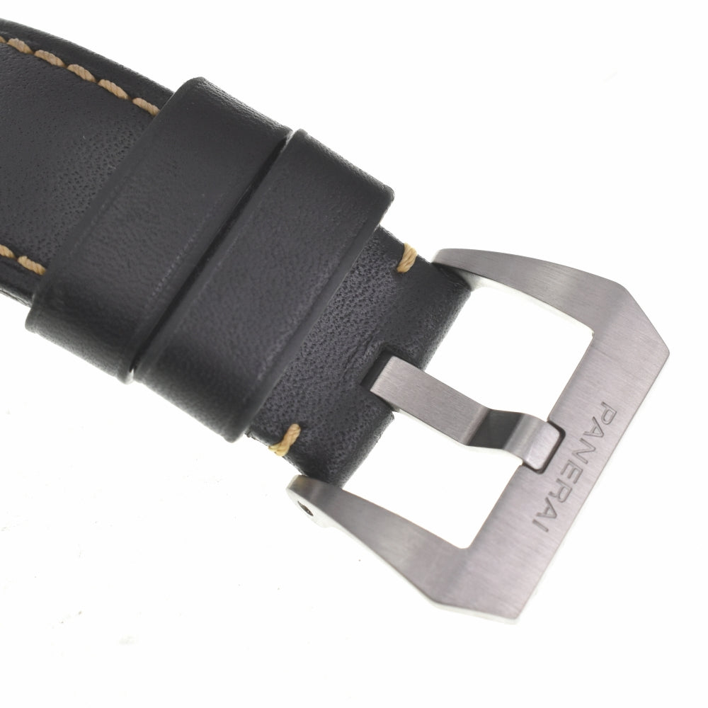 with paper PANERAI Luminor logo PAM01084 Small second black Dial Hand Winding Men's
 Watch Q#138130