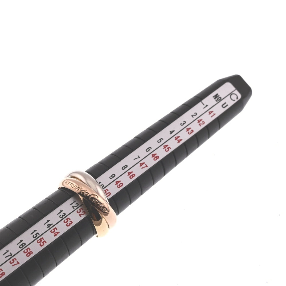 CARTIER Trinity 3-Row Ring Size 51/JP11 Three colors Ladies
 jewelry S#138161