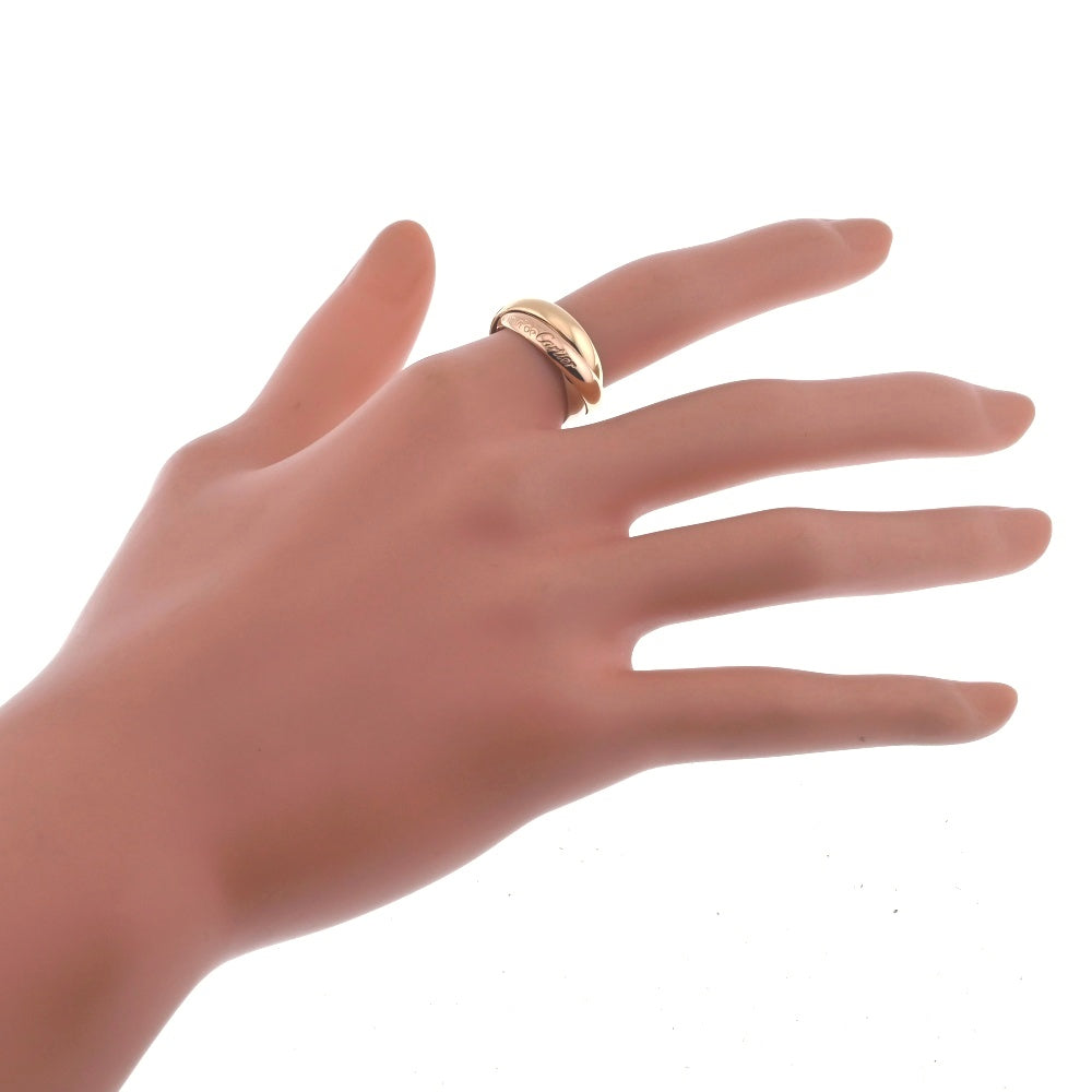 CARTIER Trinity 3-Row Ring Size 51/JP11 Three colors Ladies
 jewelry S#138161
