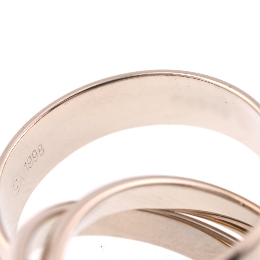 CARTIER Trinity Amore 3-Row Ring Size 51/JP11 K18WG Ladies
 jewelry S#138163