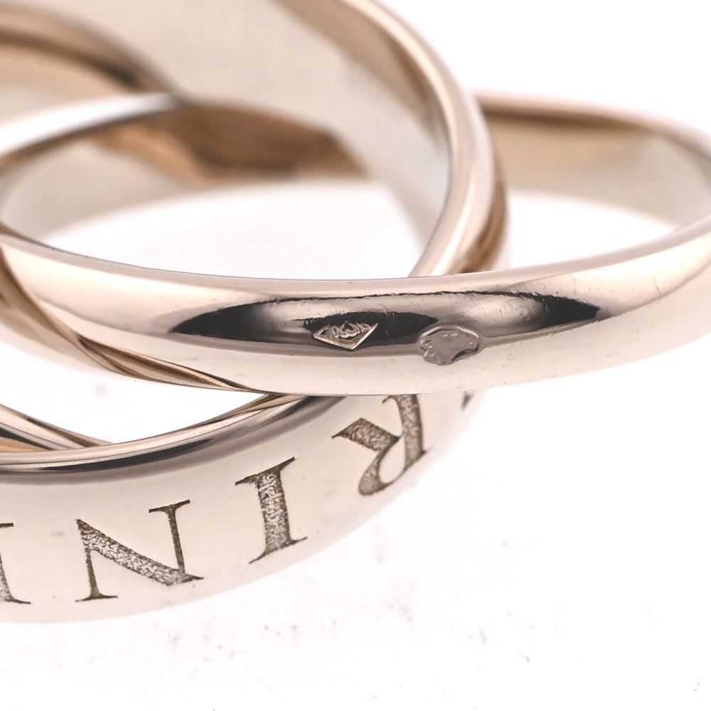 CARTIER Trinity Amore 3-Row Ring Size 51/JP11 K18WG Ladies
 jewelry S#138163