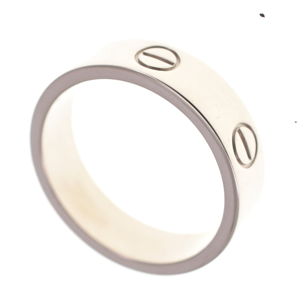 CARTIER Love Ring Classic Model Size 59/JP19 K18WG Ladies
 jewelry S#138180