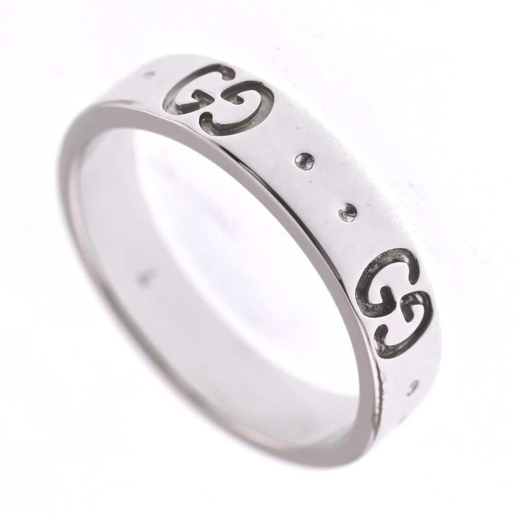 GUCCI Icon ring Size 47/JP7 K18WG Ladies
 jewelry S#138181