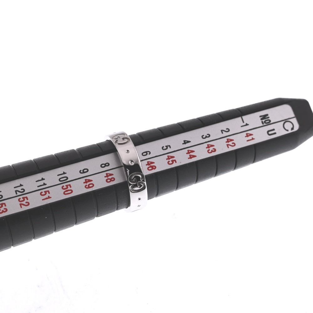 GUCCI Icon ring Size 47/JP7 K18WG Ladies
 jewelry S#138181