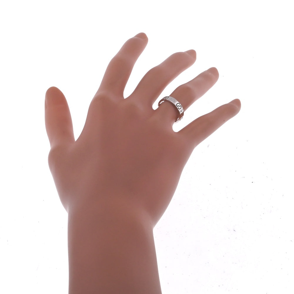 GUCCI Icon ring Size 47/JP7 K18WG Ladies
 jewelry S#138181