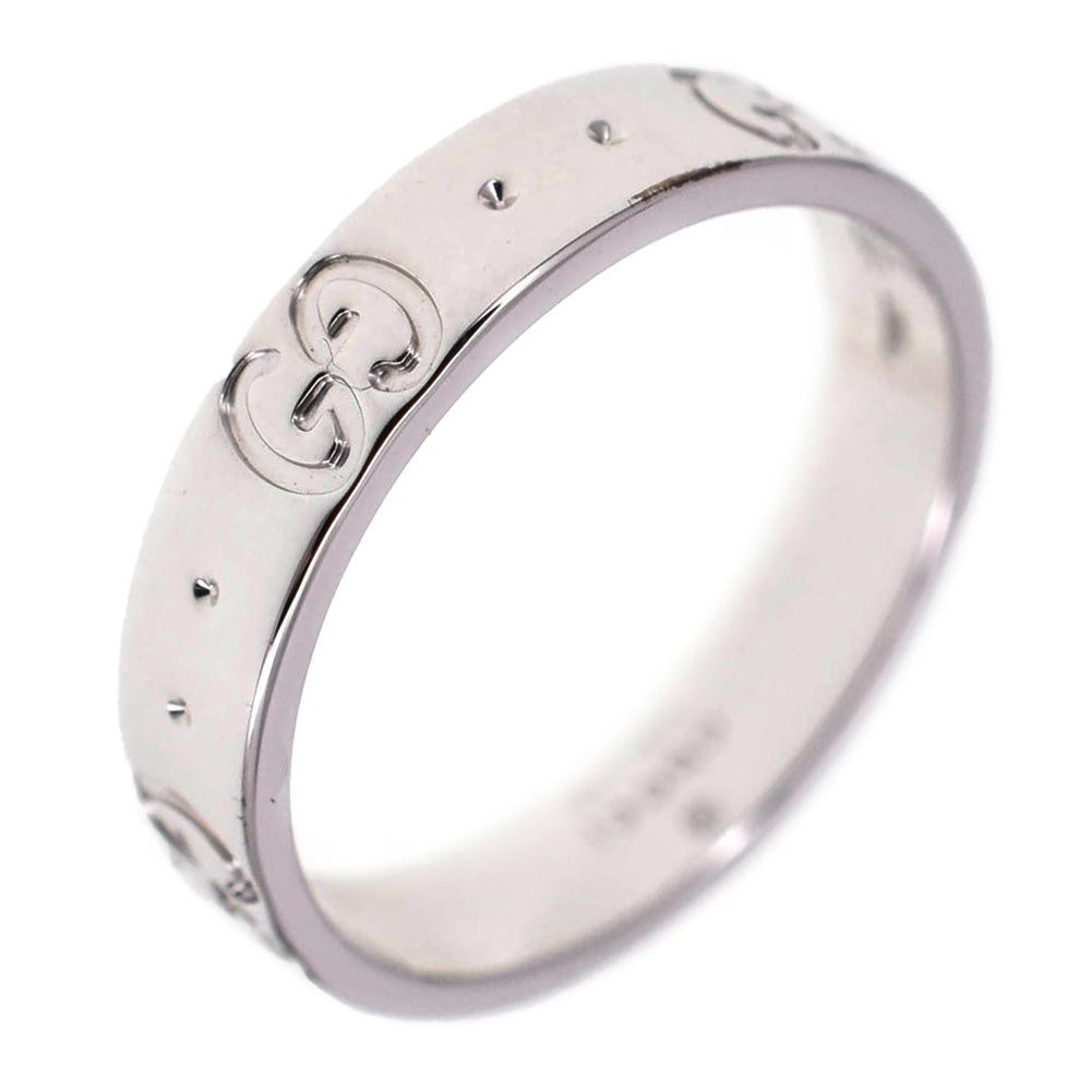 GUCCI Icon ring Size 49/JP9 K18WG Ladies
 jewelry S#138183