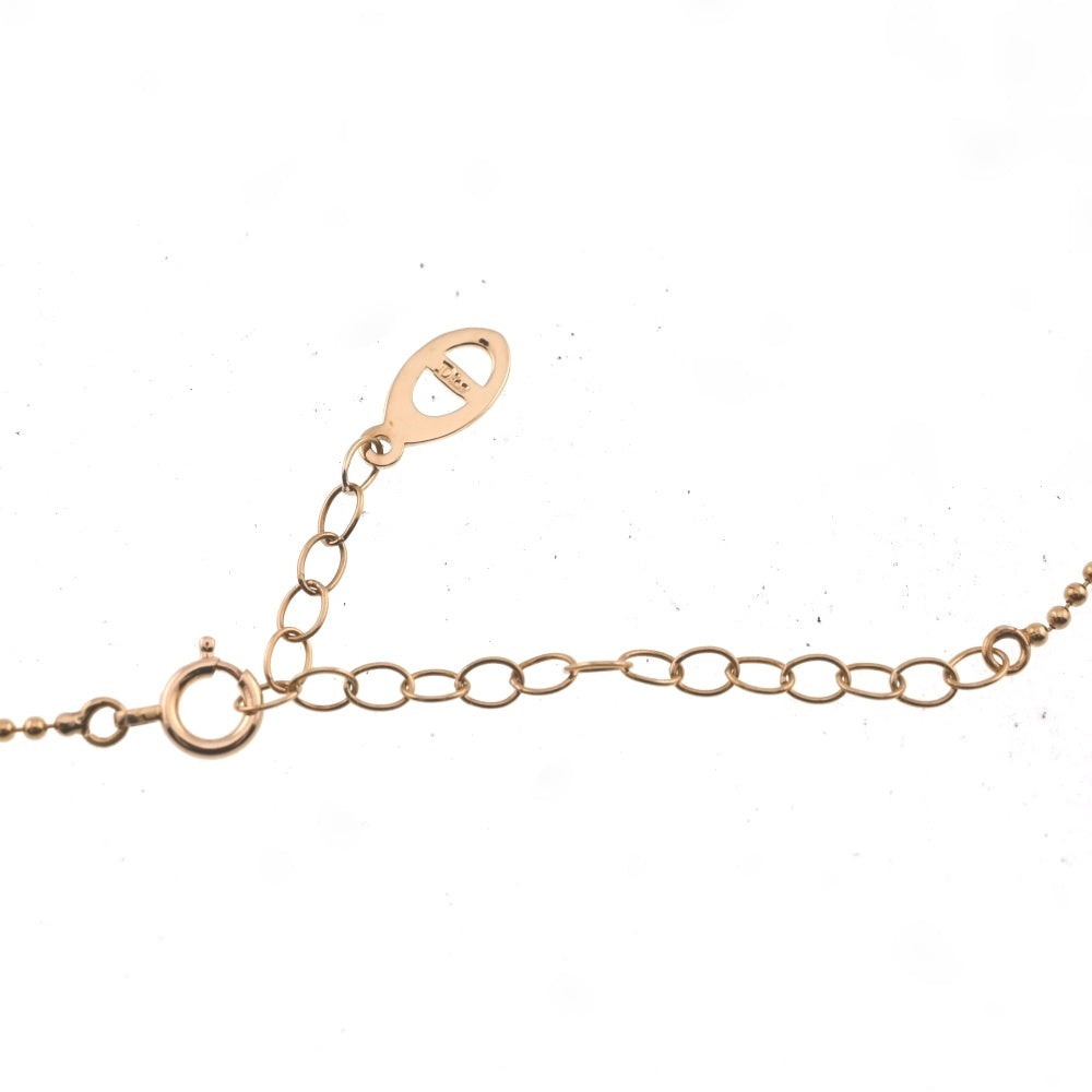 Dior Necklace heart K18YG Diamond Ladies
 jewelry S#138185