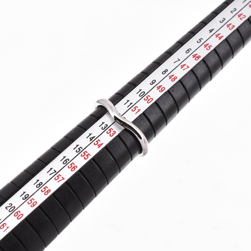 TIFFANY&Co. Curved bundling Size 52/JP12 Pt950 Ladies
 jewelry S#138192