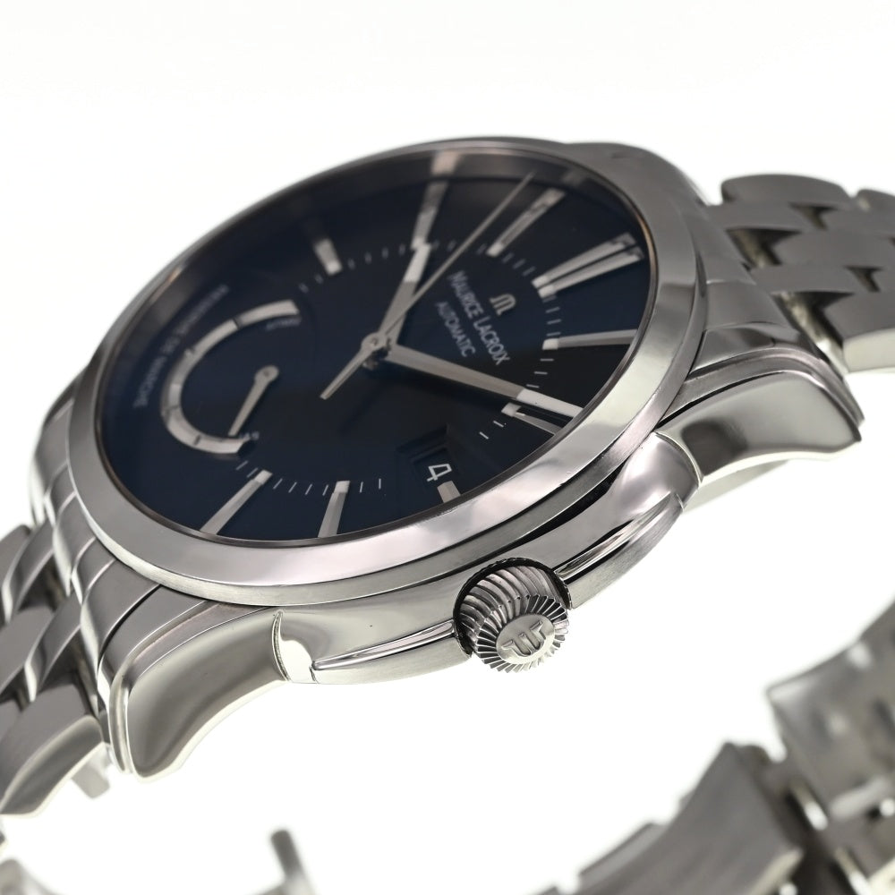 with paper MAURICE LACROIX Pontos PT6168-SS002-331 black Dial Automatic Men's
 Watch □#138199