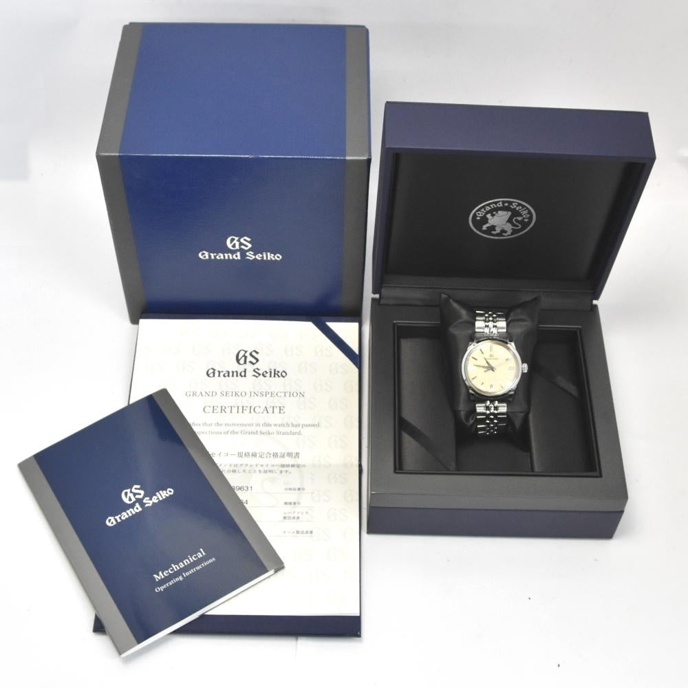 SEIKO Grand Seiko SBGW235/9S64-00A0 Equipped with slipping attachment Ivory Dial Hand Winding Men's
 Watch O#138210