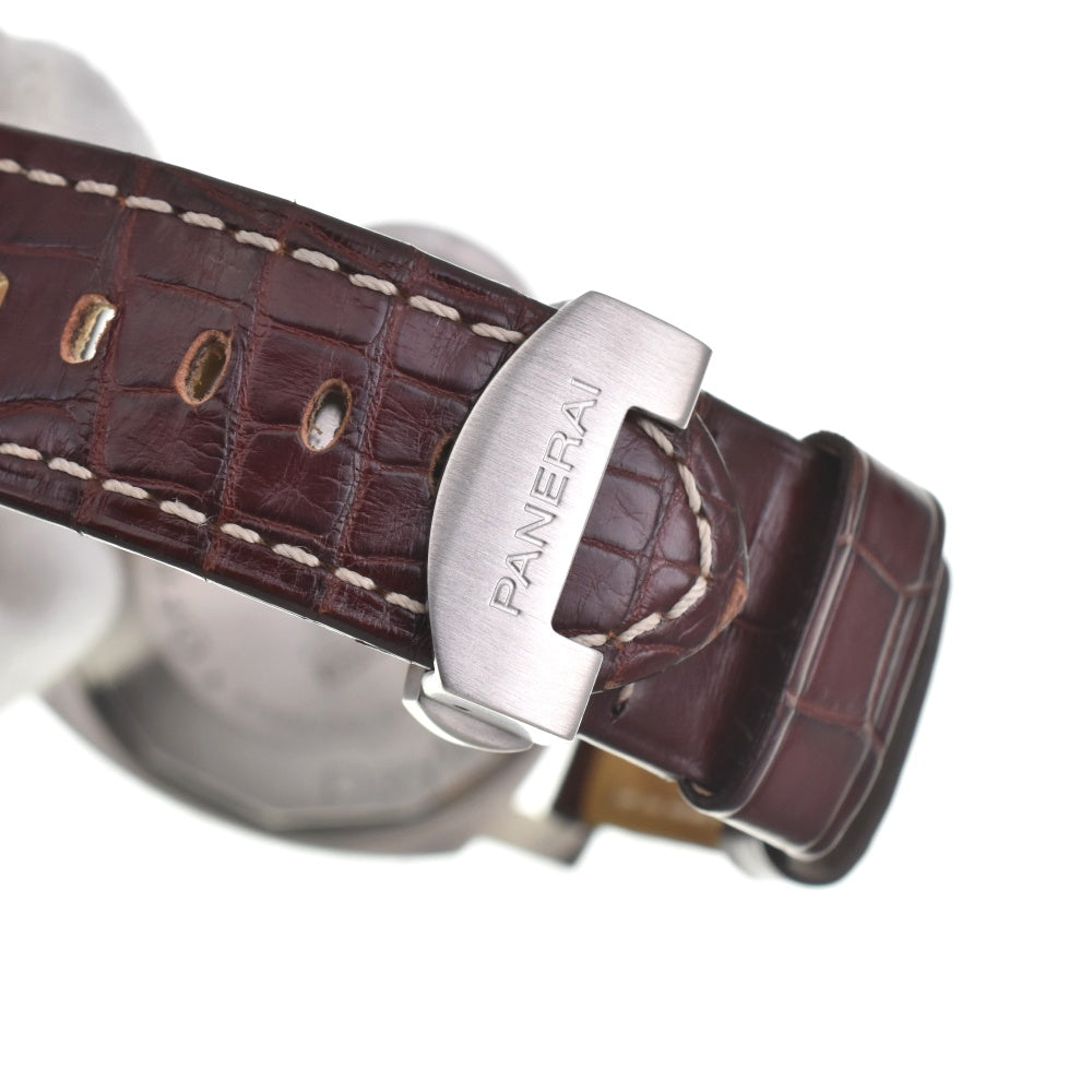 with paper PANERAI Luminor Chrono Daylight PAM00250 black Dial Automatic Men's
 Watch O#138211