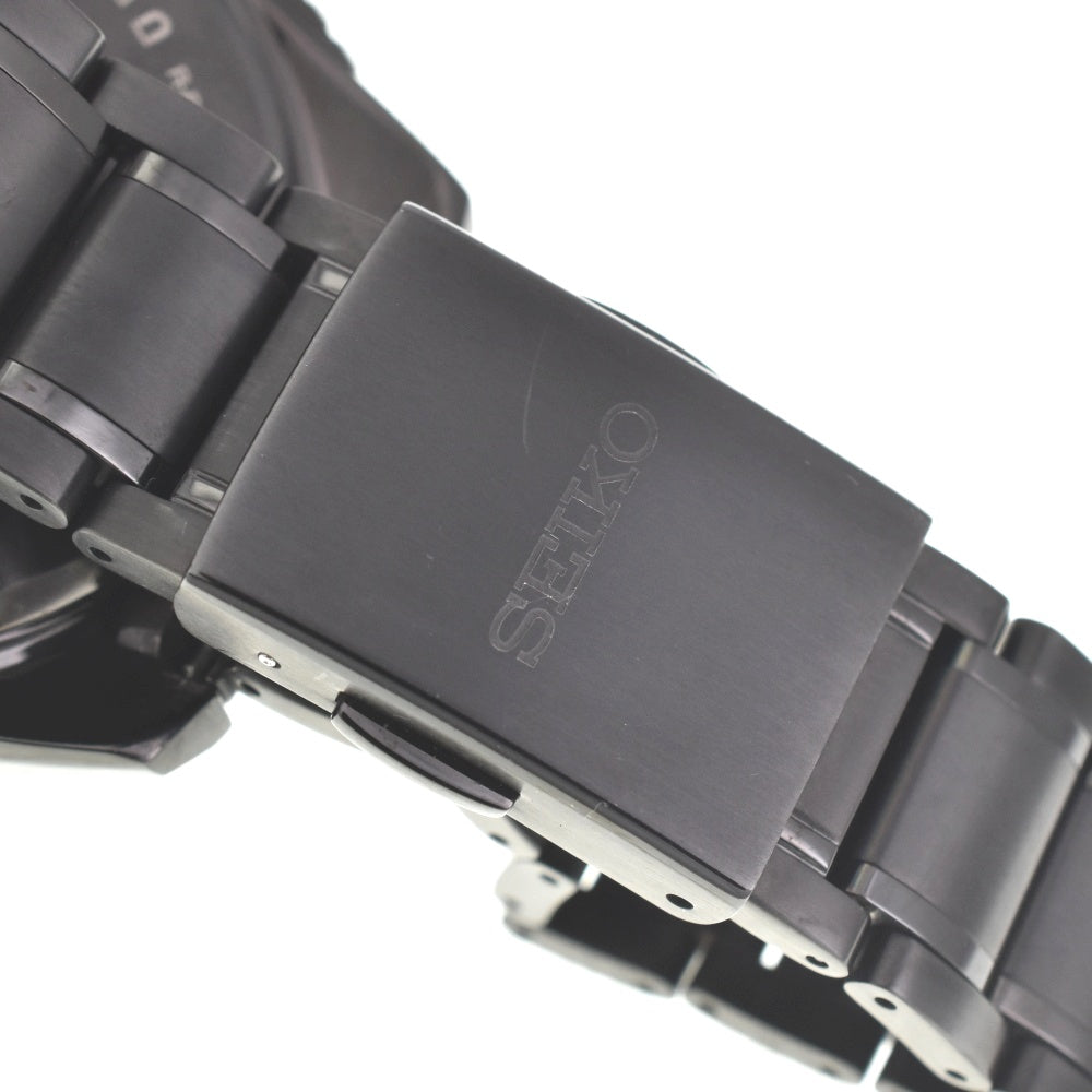 with paper SEIKO Astron Global Line SBXC069/5X53-0AV0 titanium black Dial GPS Solar Men's
 Watch O#138213