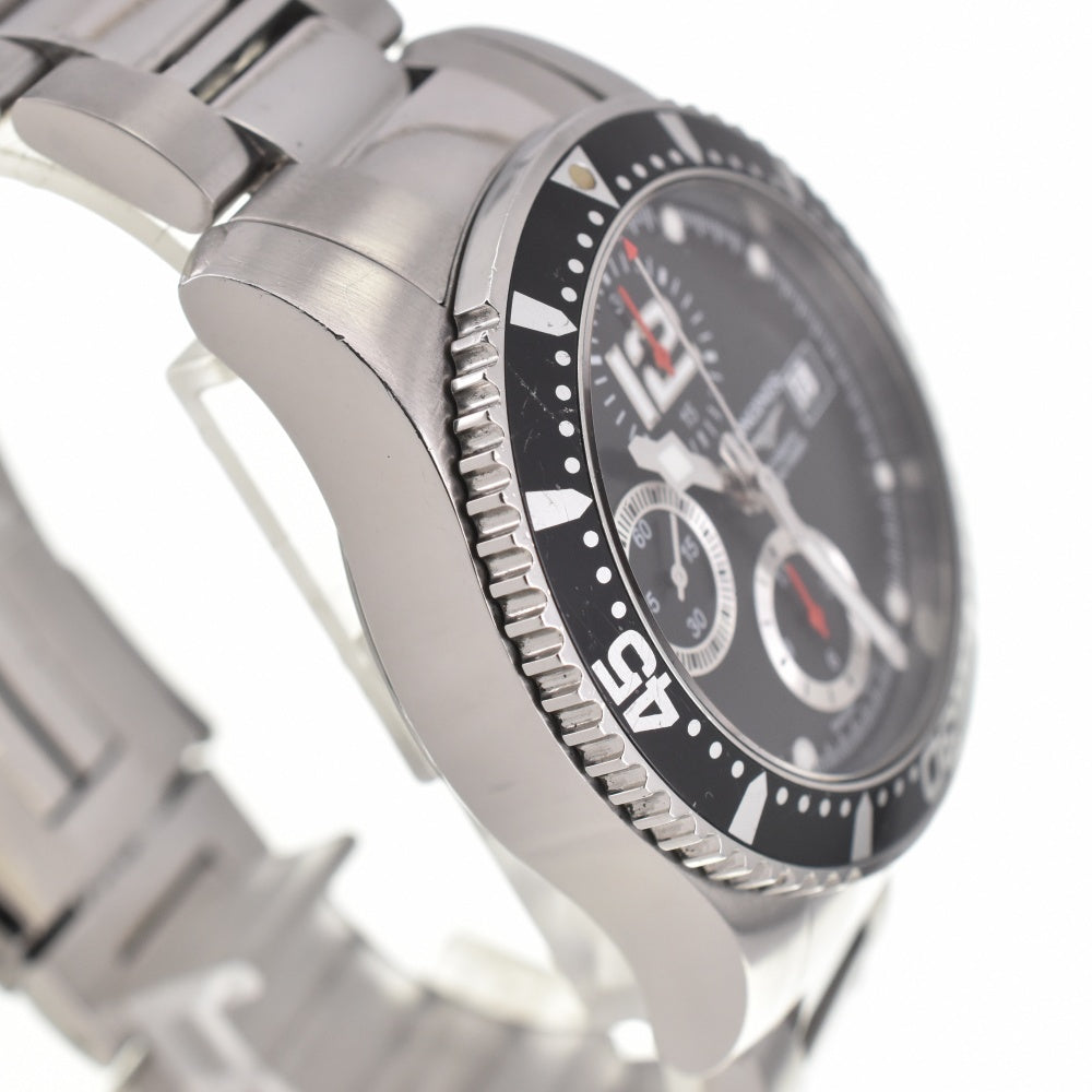 LONGINES Conquest L3.644.4 Chronograph Date black Dial Automatic Men's
 Watch □#138236