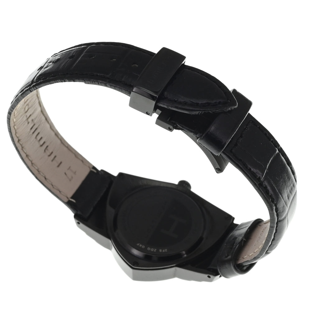 HAMILTON Ventura H244020 Stainless Steel / Leather black Dial Quartz Men's
 Watch O#138238