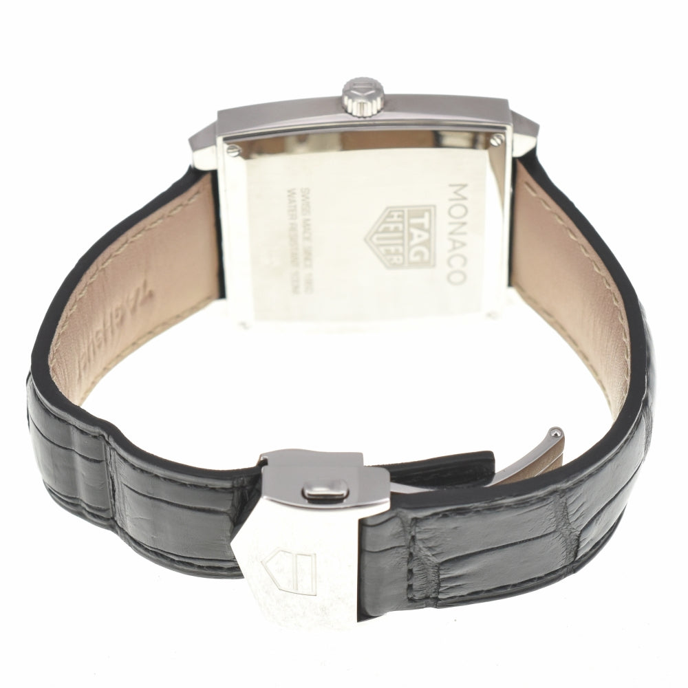 TAG HEUER Monaco WAW131A Small second black Dial Quartz Men's
 Watch P#138248