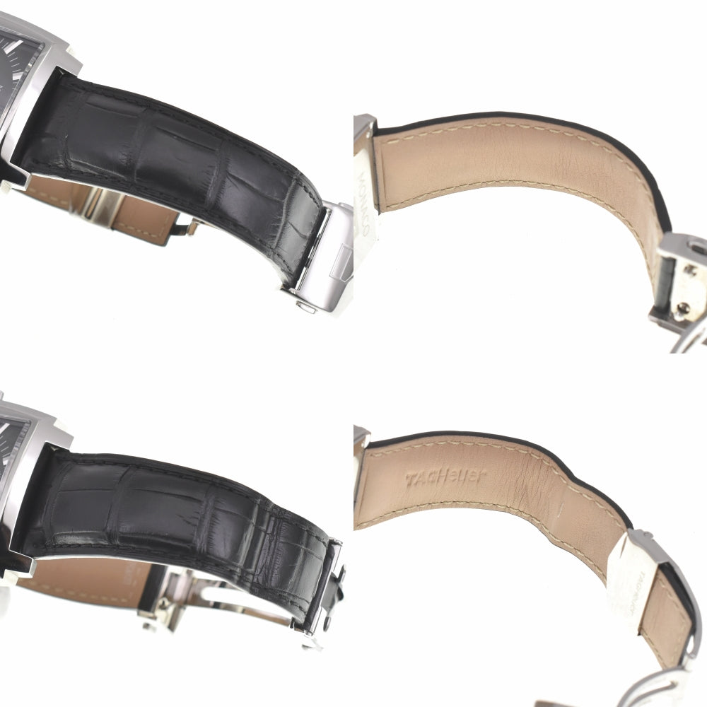 TAG HEUER Monaco WAW131A Small second black Dial Quartz Men's
 Watch P#138248