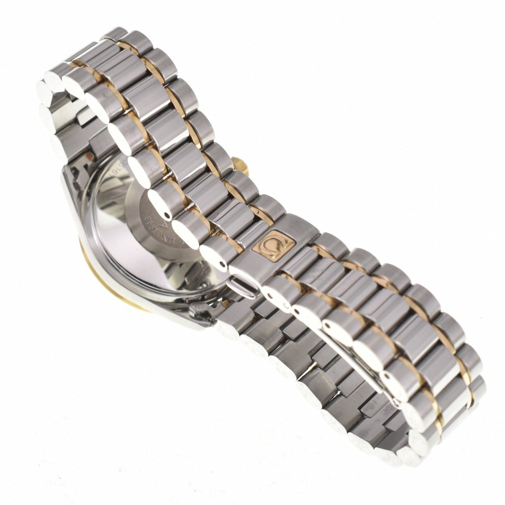 with paper OMEGA Classic 3380.2 Moon Phase Pointer Date Cal.721 white Dial Automatic Ladies
 Watch Q#138274