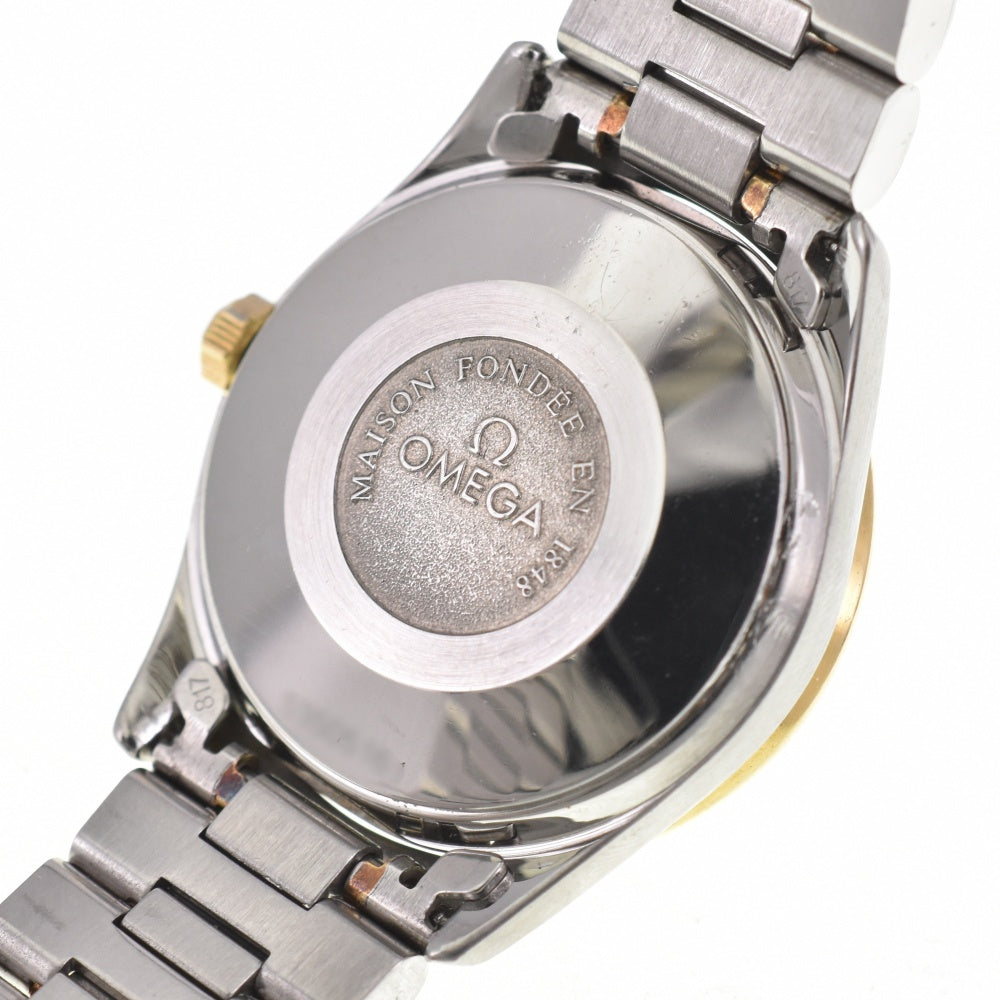 with paper OMEGA Classic 3380.2 Moon Phase Pointer Date Cal.721 white Dial Automatic Ladies
 Watch Q#138274