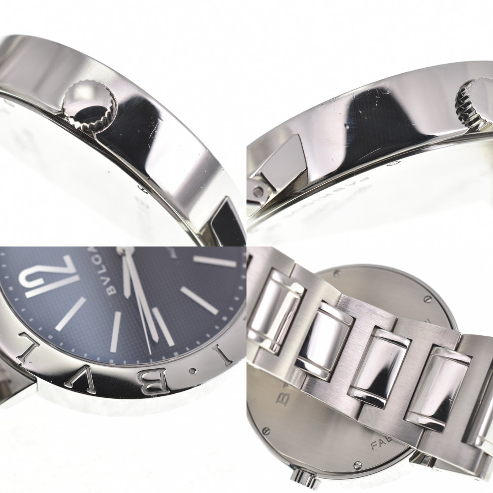 with paper BVLGARI Bulgari Bulgari BB42SS AUTO Date black Dial Automatic Men's
 Watch R#138282