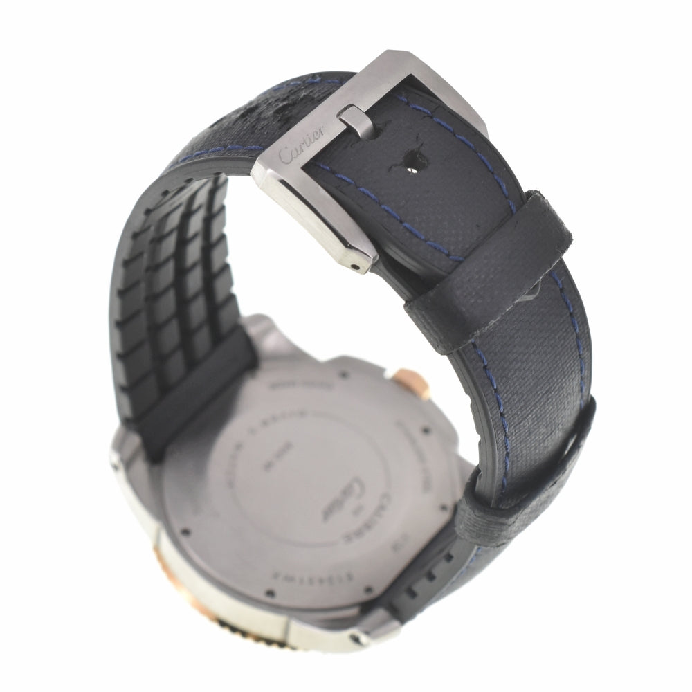 CARTIER Caliber de Cartier Diver W2CA0008 blue Dial Automatic Men's
 Watch Q#138299