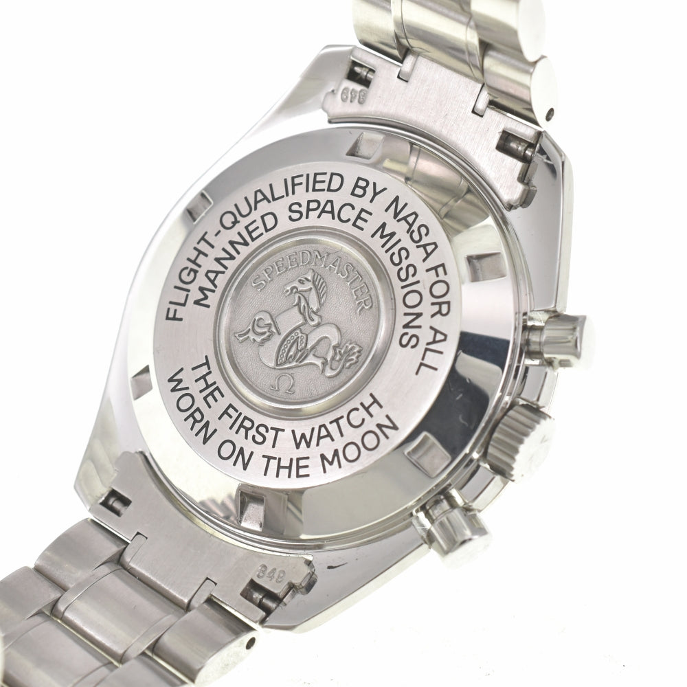 with paper OMEGA Speedmaster Professional Moonphase 3575.2 WG bezel white Dial Hand Winding Men's
 Watch B#138300