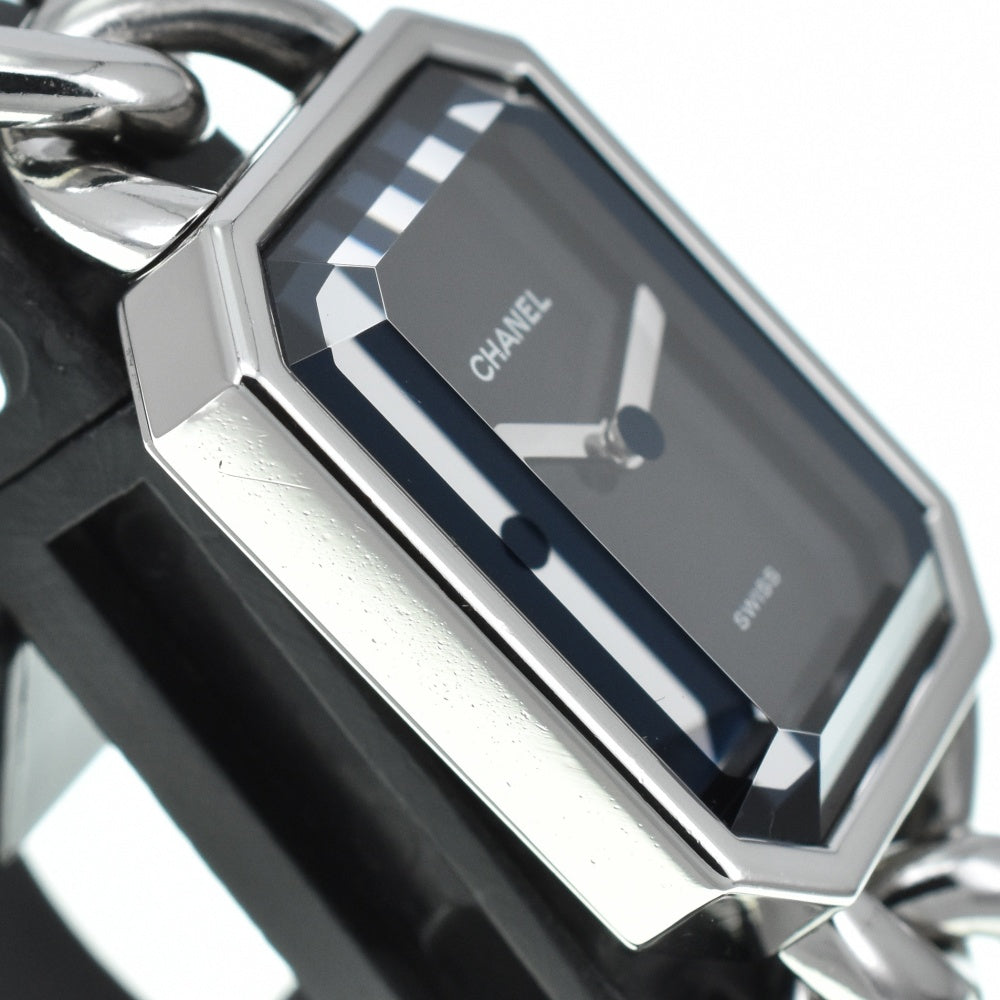 CHANEL Premiere L H0452 Stainless Steel/Stainless Steel black Dial Quartz Ladies
 Watch C#138302