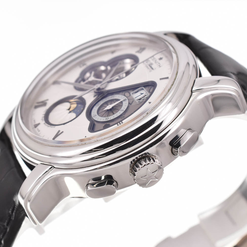 ZENITH El Primero Chronomaster XXT Open 03.1260.4047/02.C505 Grande Date Moon & Sun Phase Silver Dial Automatic Men's
 Watch Q#138304