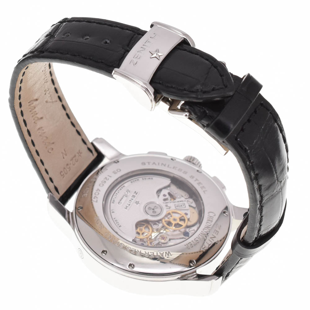 ZENITH El Primero Chronomaster XXT Open 03.1260.4047/02.C505 Grande Date Moon & Sun Phase Silver Dial Automatic Men's
 Watch Q#138304