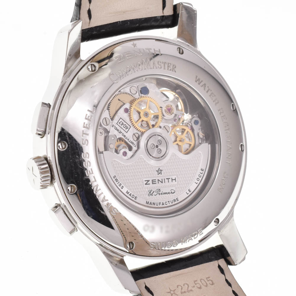 ZENITH El Primero Chronomaster XXT Open 03.1260.4047/02.C505 Grande Date Moon & Sun Phase Silver Dial Automatic Men's
 Watch Q#138304