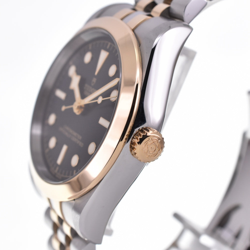 with paper TUDOR Black bay 79663 Stainless Steel/YG black Dial Automatic Men's
 Watch □#138314