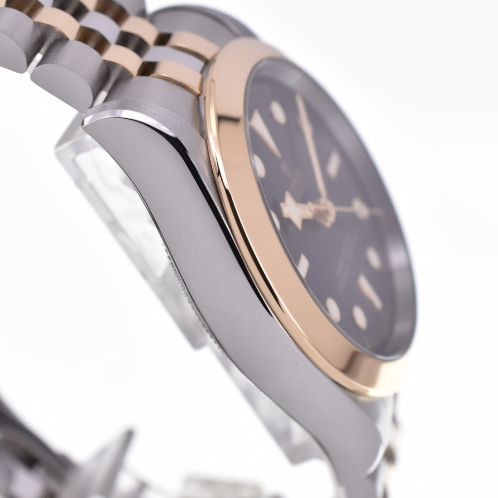 with paper TUDOR Black bay 79663 Stainless Steel/YG black Dial Automatic Men's
 Watch □#138314