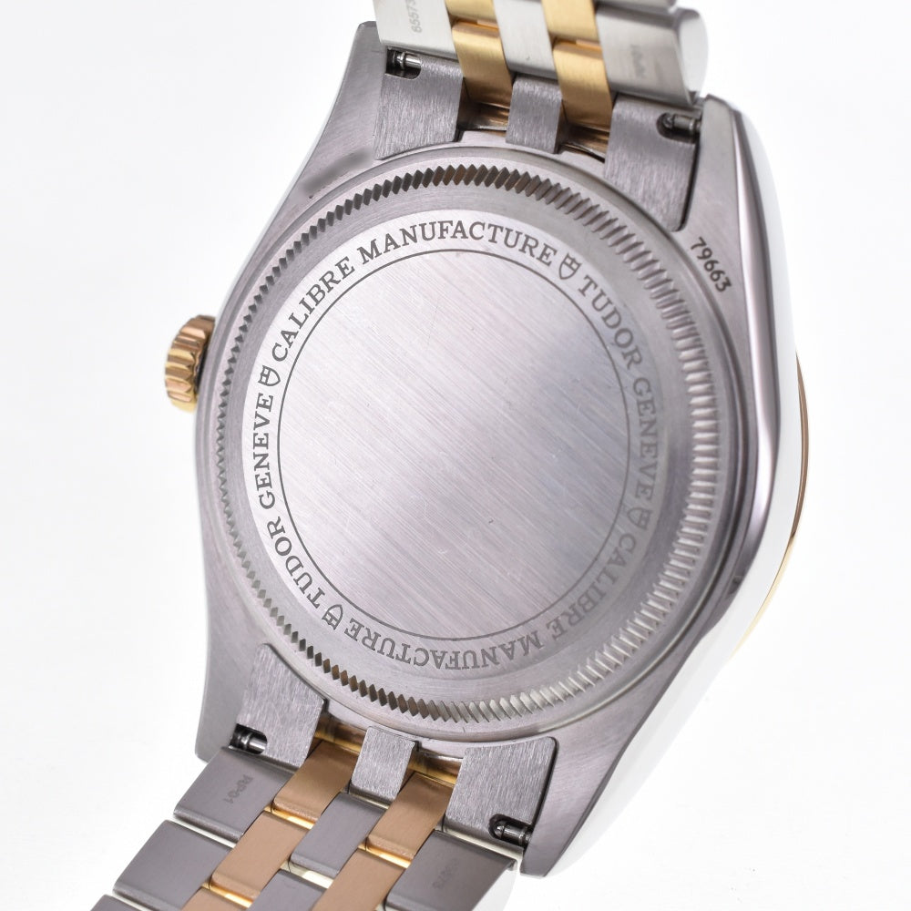 with paper TUDOR Black bay 79663 Stainless Steel/YG black Dial Automatic Men's
 Watch □#138314