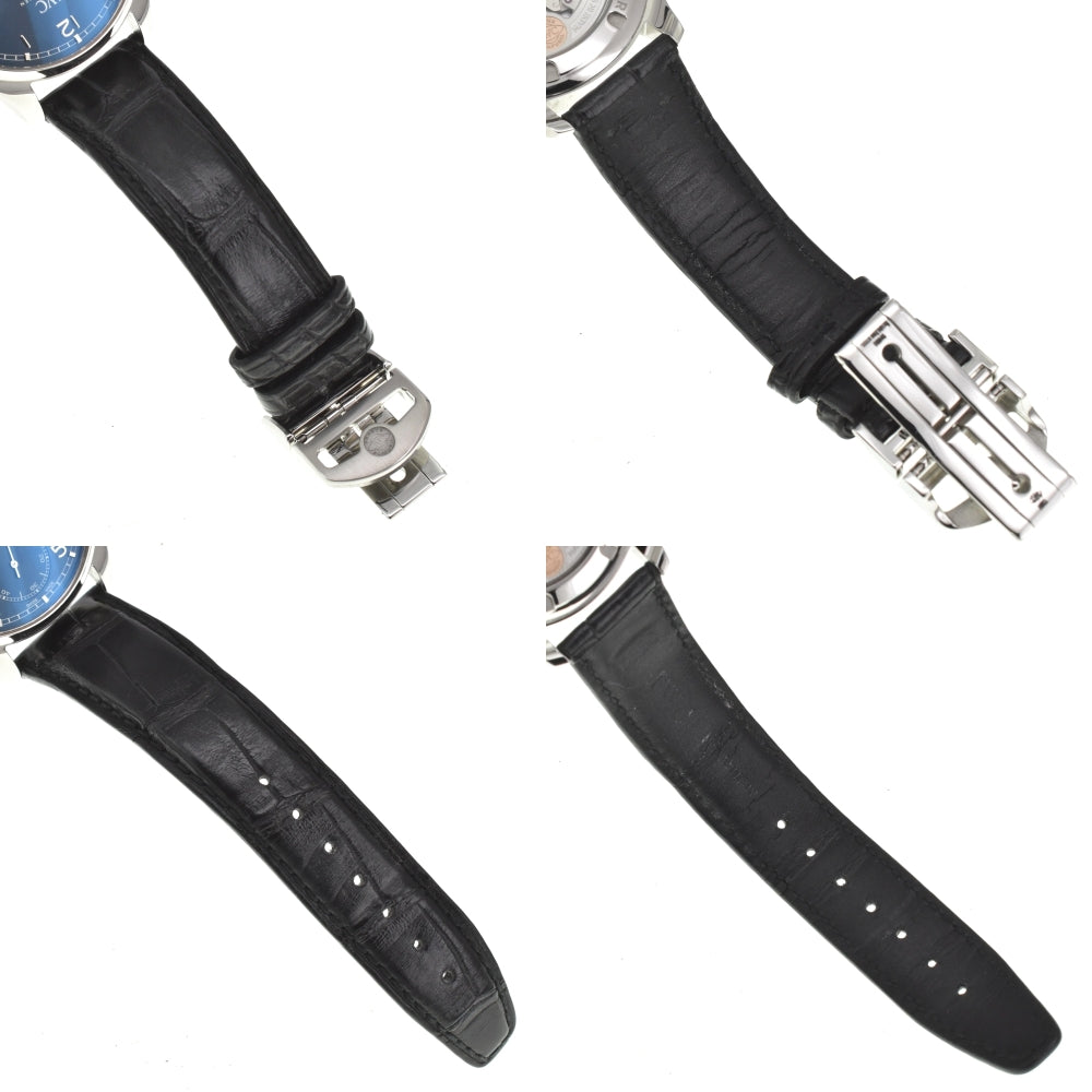 with paper IWC SCHAFFHAUSEN Portugieser Automatic 40 IW358305 Small second blue Dial Automatic Men's
 Watch A#138320