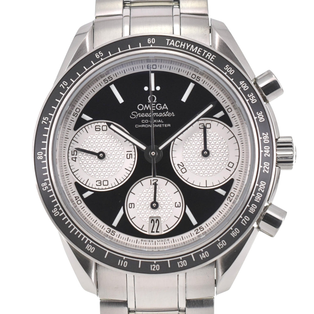with paper OMEGA Speedmaster Racing 326.30.40.50.01.002 Chronograph Date Black / Silver Dial Automatic Men's
 Watch Q#138321