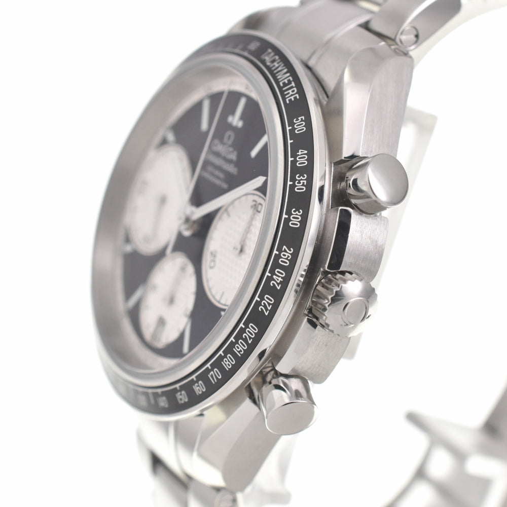 with paper OMEGA Speedmaster Racing 326.30.40.50.01.002 Chronograph Date Black / Silver Dial Automatic Men's
 Watch Q#138321